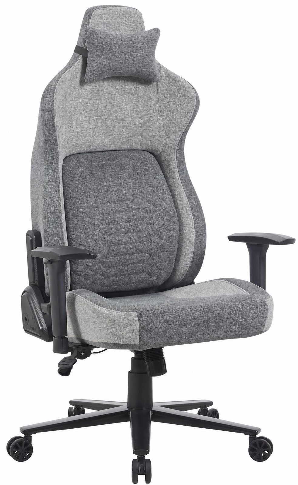 AD-X1 Grey Fabric High-Back Office Chair